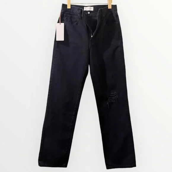 Slvrlake London Straight Leg Jeans Black‎ Sz 28 - Picture 7 of 14